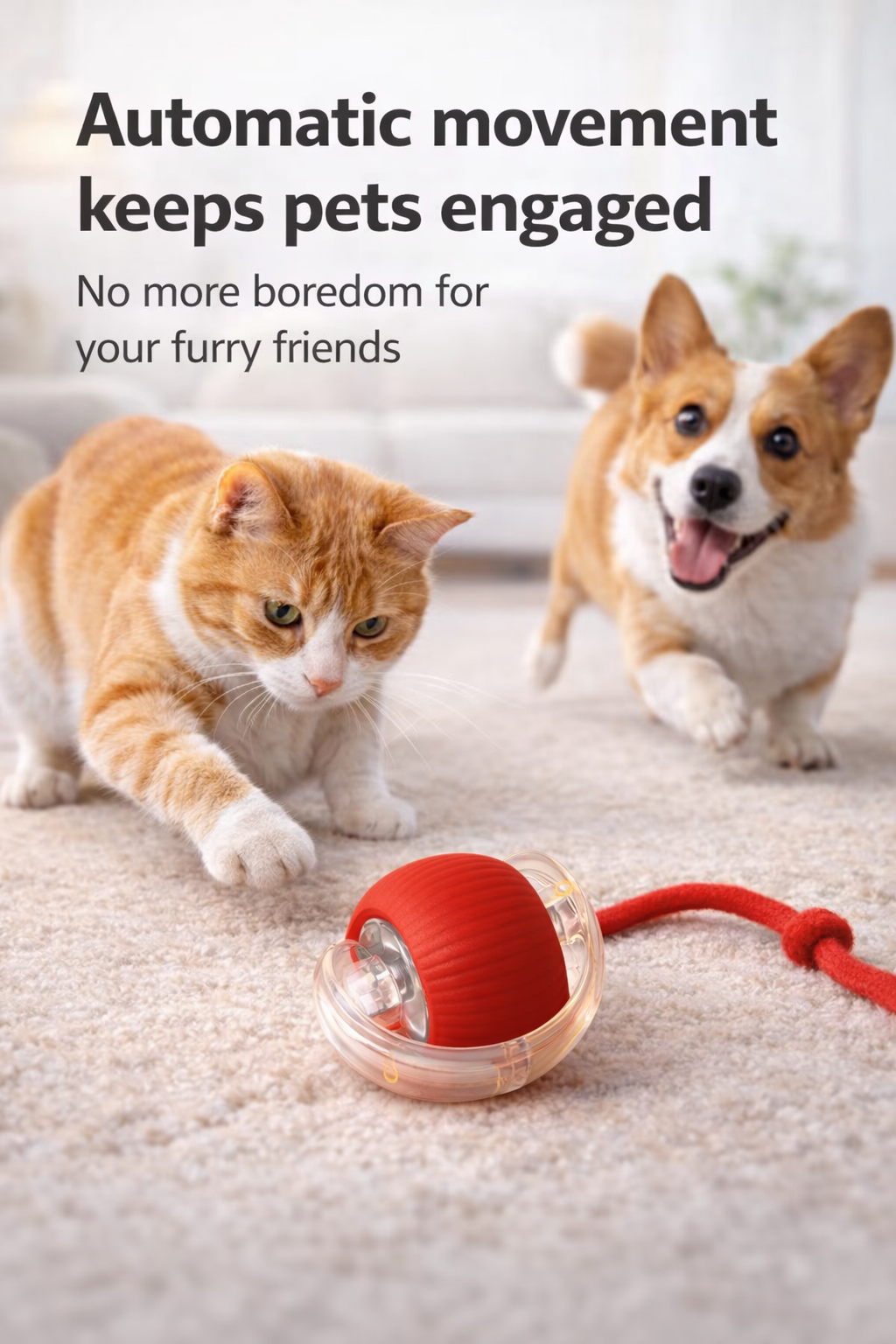 Smart Motion Pet Ball – Keep Your Pet Active, Happy & Entertained